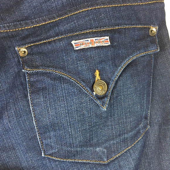 Hudson Collin Flap Skinny Jeans Dark Wash SZ 29 - Picture 8 of 12